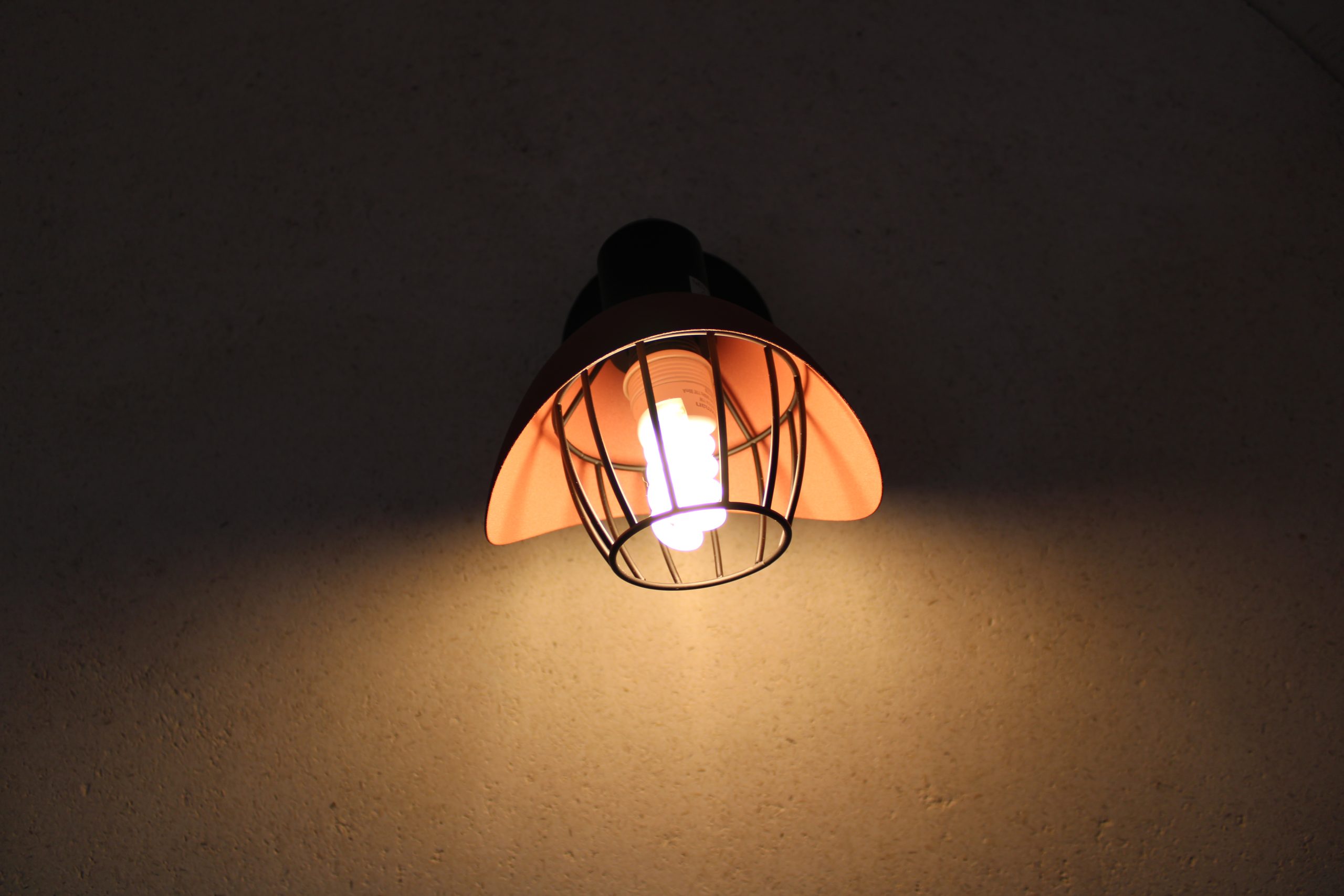 Photo - luminaire - applique - chaux chanvre - mur