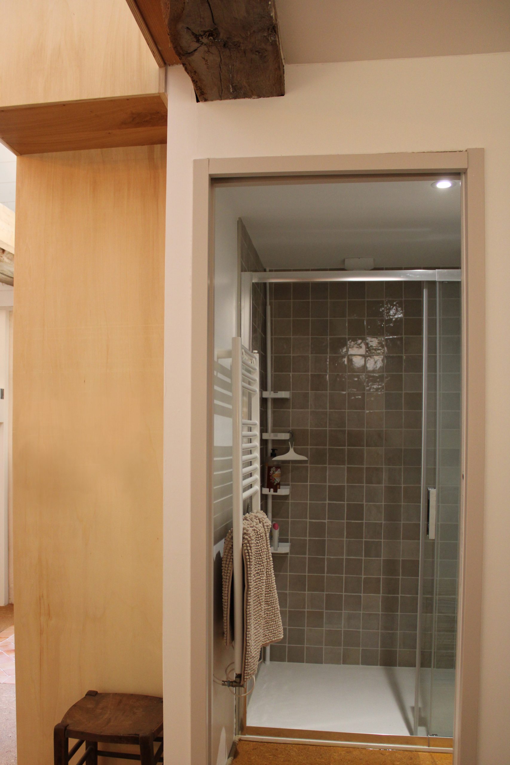 Photo - La Norre - douche - salle de bain - imitation zellige