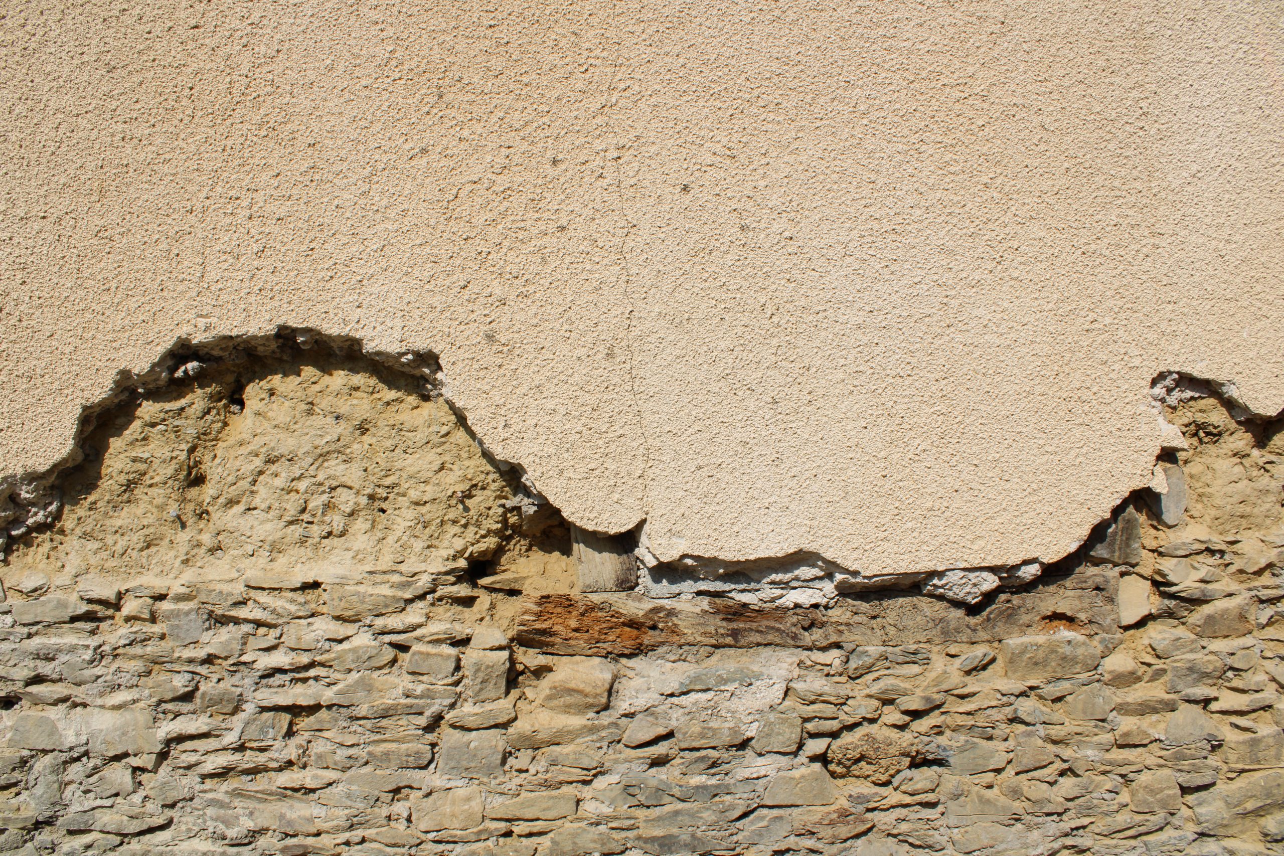 Photo - La Norre - pignon - picage - pierre- terre -réhabilitation